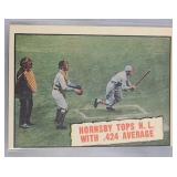 1961 Topps Rogers Hornsby Tops NL W/ .424 Avg #404