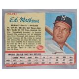 1962 Post Cereal Ed Mathews #147
