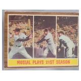 1962 Topps Stan Musial Play 21st Season #317