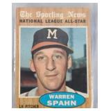 1962 Topps Warren Spahn All Star #399