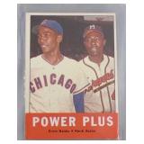 1963 Topps #242 Hank Aaron Ernie Banks Power Plus