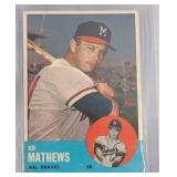 1963 Topps #275 Ed Mathews  Milwaukee Braves