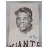 RARE 1963 Willie Mays Stat Back Exhibit
