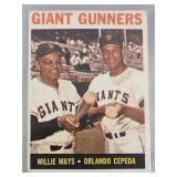 1964 Topps #306 Willie Mays Willie McCovey