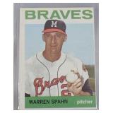 1964 Topps #400 Warren Spahn  Milwaukee Braves