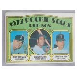 1972 Topps #79 Carlton Fisk ROOKIE CARD