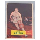 1957-58 Topps #10 Paul Arizin ROOKIE CARD
