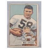 1951 Bowman #3 Mac Speedie