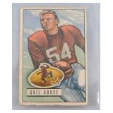 1951 Bowman #104 Gail Bruce  San Francisco 49ers