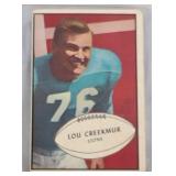 1953 Bowman #34 Lou Creekmur  Detroit Lions