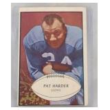 1953 Bowman #81 Pat Harder SINGLE PRINT
