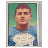 1953 Bowman #44 Frank Continetti ROOKIE CARD