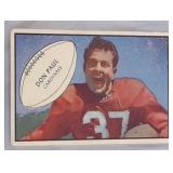 1953 Bowman #90 Don Paul  Chicago Cardinals