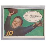 1953 Bowman #93 Ted Marchibroda ROOKIE CARD