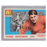 1955 Topps #36 Turk Edwards SINGLE PRINT