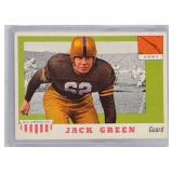 1955 Topps #53 Jack Green All-American