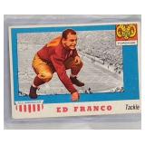 1955 Topps #58 Ed Franco All-American