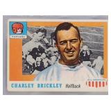 1955 Topps #61 Charley Brickley SINGLE PRINT