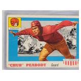 1955 Topps #72 Chub Peabody All-American