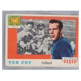 1955 Topps #83 Ted Coy SINGLE PRINT All-American