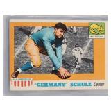 1955 Topps #87 Germany Schulz SINGLE PRINT