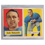 1957 Topps #71 Andy Robustelli  New York Giants