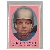 1958 Topps #3 Joe Schmidt  Detroit Lions