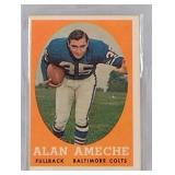 1958 Topps #12 Alan Ameche
