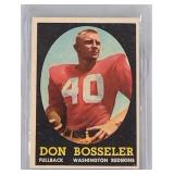 RARE 1958 Topps #132 Don Bossler