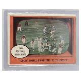 1961 Topps #57 John Unitas Record Breakers