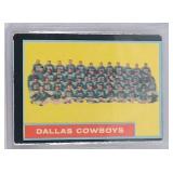 1962 Topps #49 Dallas Cowboys TEAM CARD