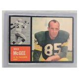 1962 Topps #67 Max McGee