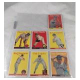 50 DIFF. 1958 Topps Baseball Cards incl.