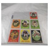 38 DIFF. 1958 Topps Football Cards incl.