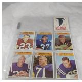47 DIFF. 1966 Philadelphia Gum Football Cards incl