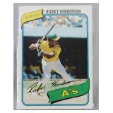 1980 Topps Rickey Henderson ROOKIE CARD