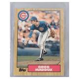1987 Topps Traded Greg Maddux ROOKIE CARD