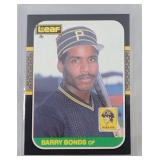 1987 Leaf Barry Bonds ROOKIE CARD
