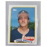 1989 Topps John Smoltz ROOKIE CARD, Atlanta Braves
