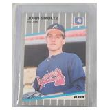 1989 Fleer John Smoltz ROOKIE CARD