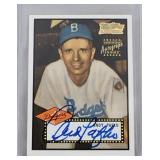 2001 Topps Team Topps Legends Autographs