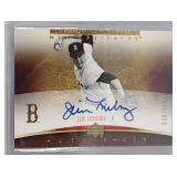 SIGNED 2005 UD Jim Lonborg AUTO FACTS