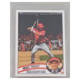 RARE 2009 Hot Shot Mike Trout ROOKIE Draft Picks