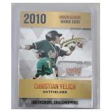 GOLD 2010 Christian Yelich Rookie Phenoms