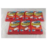 7 UNOPENED packs 1988 Donruss Baseball
