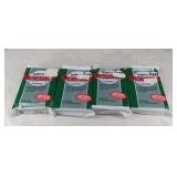 4 UNOPENED JUMBO packs 1992 Fleer Baseball
