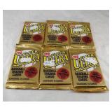 6 UNOPENED packs 1992 Ultra Baseball