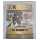 2018 GOLD Rookie Phenoms Zion Williamson