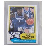2018 Future Stars Zion Williamson ROOKIE CARD