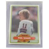 1980 Topps Phil Simms ROOKIE CARD  New York Giant